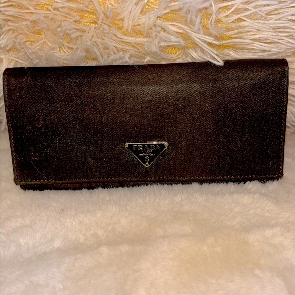 Authentic Nylon Prada Bifold Long Wallet - Picture 9 of 12